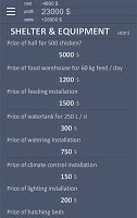 Chicken Farm Calculator screenshot 1