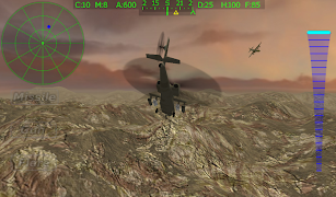 برنامه‌نما Apache Chopper Pilot 3D HD عکس از صفحه