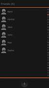 ExDialer Theme Black Graphite capture d'écran 1
