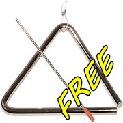 Triangle musical instrument poster