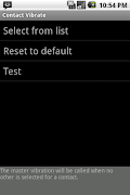 4 Schermata Contact Vibrate