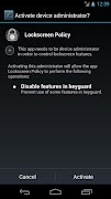 Lockscreen Policy (<= KitKat) imagem de tela 4