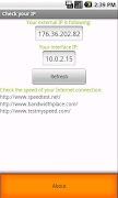 برنامه‌نما Check your IP عکس از صفحه