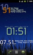 Advanced Clock Widget تصوير الشاشة 1