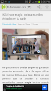 Notidroid - Noticias Android تصوير الشاشة 1