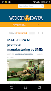Voice & Data syot layar 1