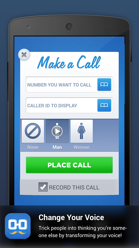 Descargar APK de Spoof Card: Change Caller ID