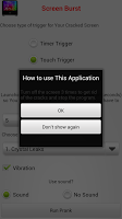 Funny Screen Burst الملصق