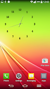 4 Schermata Vetro Orologio Widget
