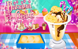 Banana Ice Cream Cooking Games 포스터