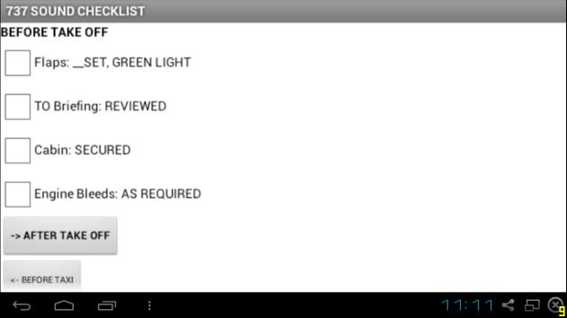 Descargar APK de 737 Sound Checklist