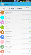 برنامه‌نما Call Recorder عکس از صفحه