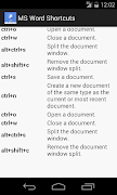 Office Shortcut keys screenshot 2