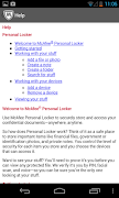 McAfee® Personal Locker Ekran Görüntüsü 3