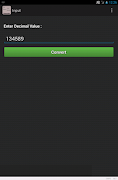 Binary Octal Hex Dec Converter screenshot 1