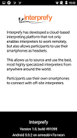 Interprefy screenshot 1