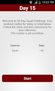 30 Day Squat Challenge screenshot 2