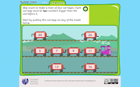 Number trains: skip counting screenshot 3