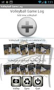 Volleyball Game Log poster