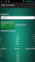 Infix To Postfix screenshot 2