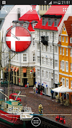 Denmark Flag HD Clock Widget स्क्रीनशॉट 2
