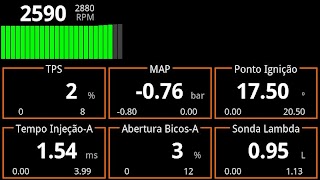 برنامه‌نما FuelTech Dashboard عکس از صفحه