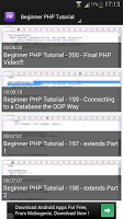 Beginner PHP Tutorials ảnh chụp màn hình 2