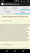 Bodybuilding Exercises تصوير الشاشة 7