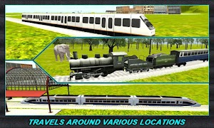 Real Train Driver Simulator 3D captura de pantalla 1