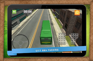 Free City Bus Stop Parking 3D poster