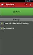 Retro Clock Widget imagem de tela 3