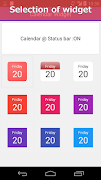 Calendar widget 2015 material screenshot 3