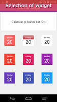 Calendar widget 2015 material screenshot 3