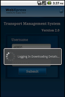 WebXpress TMS Screenshot 2