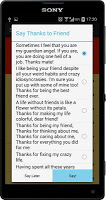 Thanks Message captura de pantalla 2