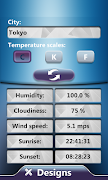 World Weather Clock Widget syot layar 2