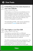 Paphus Live Chat syot layar 4