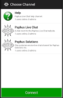 Paphus Live Chat captura de pantalla 2