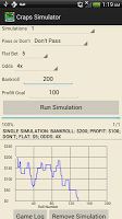 Craps Simulator - Statistics screenshot 3