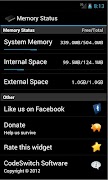 Memory Status Widget 스크린샷 1