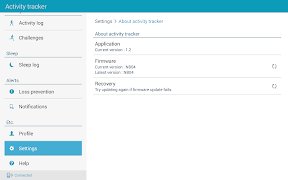 برنامه‌نما Samsung Activity Tracker Tab عکس از صفحه
