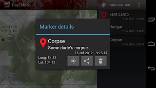 DayZ Map اسکرین شاٹ 1