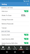 Private SMS & Call - Hide Text imagem de tela 5