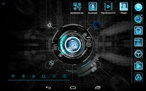 Black mechanic Atom Theme screenshot 7