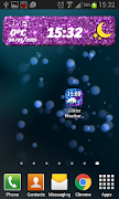 برنامه‌نما Glitter Weather Clock Widget عکس از صفحه