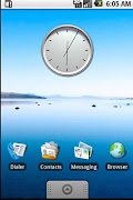 Analogic Clock Widget Pack 2x2 screenshot 1