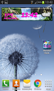 برنامهنما Waterfall Clock Weather Widget عکس از صفحه