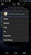برنامه‌نما Shady File Manager (root) Free عکس از صفحه