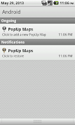 برنامه‌نما Pop Up Floating Maps عکس از صفحه