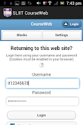 SLIIT CourseWeb syot layar 2